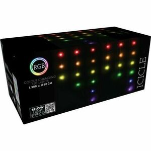 RGB karácsonyi LED-lánc távirányítóval Rampouchy85 LED, 300 cm kép