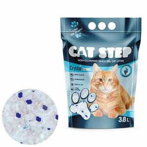 Cat Step szilikagél macskaalom Crystal Blue 3, 34kg , 7, 6 l kép