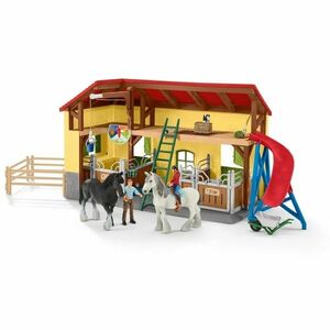 Schleich 42485 Lóistálló tartozékokkal, 60 x 40 x 29, 5 cm kép