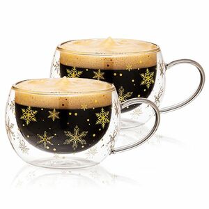 4Home Snow Hot&Cool therno pohár cappuccinohoz, 270 ml, 2 db kép