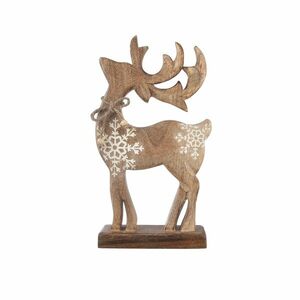 4Home Snowflake Deer Mangófa dekoráció, 33 cm kép