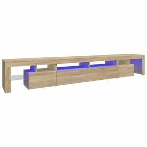 vidaXL sonoma tölgy színű TV-szekrény LED-lámpákkal 260x36, 5x40 cm kép