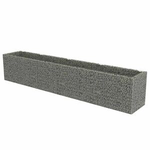 vidaXL horganyzott acél gabion magaságyás 540 x 90 x 100 cm kép