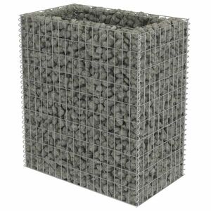 vidaXL horganyzott acél gabion magaságyás 90 x 50 x 100 cm kép