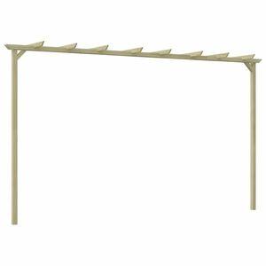 vidaXL kerti pergola impregnált fenyőfalécekből 360 x 200 x 60 cm kép