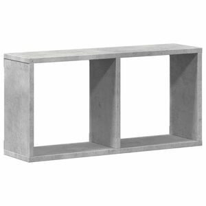 vidaXL betonszürke szerelt fa faliszekrény 60 x 16 x 30 cm kép