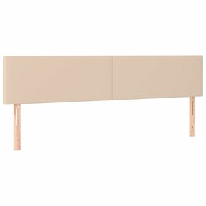 vidaXL 2 db cappuccino színű műbőr fejtámla 80 x 5 x 78/88 cm kép