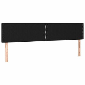 vidaXL 2 db fekete szövet fejtámla 100x5x78/88 cm kép