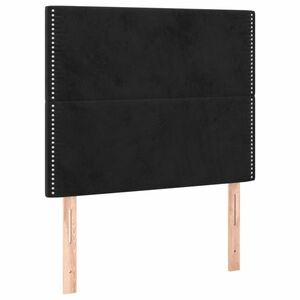 vidaXL 2 db fekete bársony fejtámla 90x5x78/88 cm kép