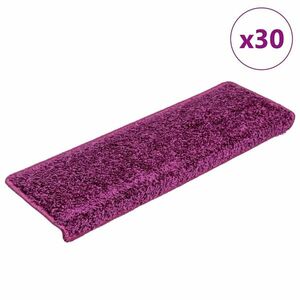 vidaXL 30 db lila lépcsőszőnyeg 65 x 21 x 4 cm kép