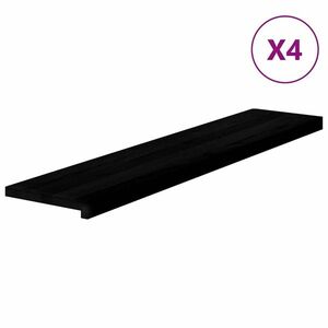 vidaXL lépcsőfokok 4 db Sötétbarna 120x25x2 cm tömör fa tölgyfa kép