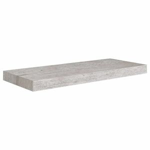 vidaXL betonszürke MDF lebegő fali polc 60 x 23, 5 x 3, 8 cm kép