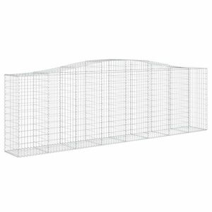 Íves horganyzott vas gabion kosár 400x50x120/140 cm kép