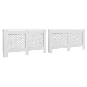 vidaXL 2 db fehér MDF radiátorburkolat 152 x 19 x 81, 5 cm kép