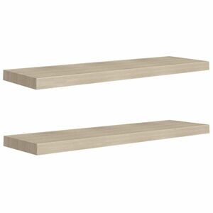 vidaXL 2 db kék MDF lebegő fali polc 90 x 23, 5 x 3, 8 cm kép