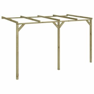 vidaXL fa fali pergola 2 x 4 x 2, 2 m kép