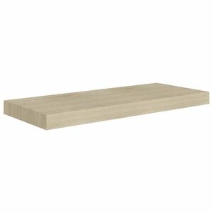 vidaXL tölgyszínű MDF lebegő fali polc 60 x 23, 5 x 3, 8 cm kép