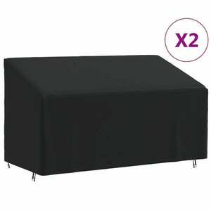 vidaXL 2 db 420D oxford-szövet 3-személyes padhuzat 175x70x65/94 cm kép