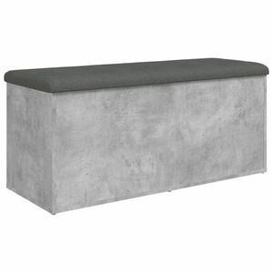 vidaXL betonszürke szerelt fa tárolópad 102 x 42 x 45 cm kép