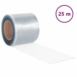 vidaXL PVC szalagfüggönytekercs 2 mm x 200 mm 25 m kép