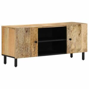 vidaXL tömör mangófa TV-szekrény 105 x 33 x 46 cm kép