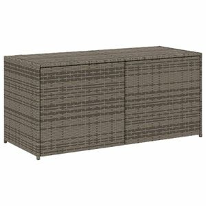 vidaXL szürke polyrattan kerti tárolóláda 283 L kép