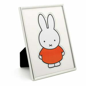 Ezüstszínű fém álló-fali képkeret 15x20 cm Miffy – Zilverstad kép