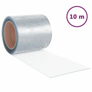 vidaXL átlátszó PVC ajtófüggöny 200 mm x 2 mm 10 m kép