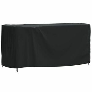 vidaXL fekete 420D vízálló kerti bútorhuzat 180 x 70 x 90 cm kép