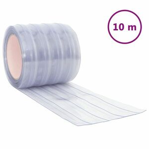 vidaXL átlátszó PVC ajtófüggöny 200 mm x 2 mm 10 m kép