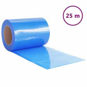 vidaXL kék PVC ajtófüggöny 300 mm x 3 mm 25 m kép