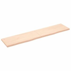 vidaXL kezeletlen tömör tölgyfa asztallap 180x40x(2-4) cm kép