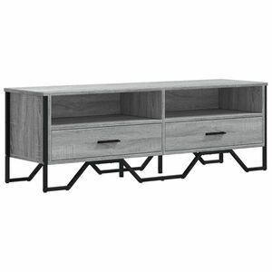 vidaXL szürke sonoma színű szerelt fa TV-szekrény 122 x 34 x 41 cm kép