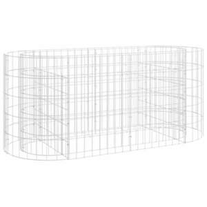 vidaXL horganyzott vas gabion magaságyás 120 x 50 x 50 cm kép