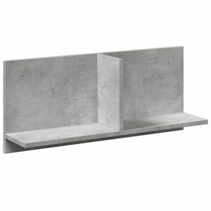 vidaXL betonszürke szerelt fa faliszekrény 70 x 16, 5 x 30 cm kép