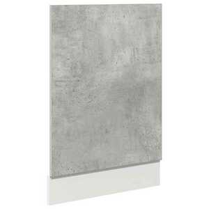 vidaXL Mosogatógép panel betonszürke 45x3x67 cm kép