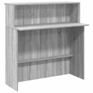 vidaXL recepciós pult szürke sonoma 100x50x103, 5 cm szerelt fa kép