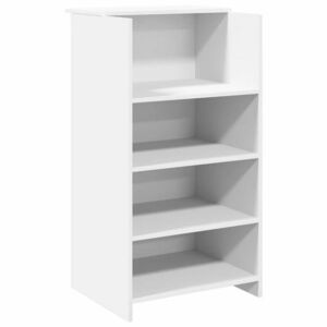 vidaXL recepciós pult fehér 55x50x103, 5 cm szerelt fa kép