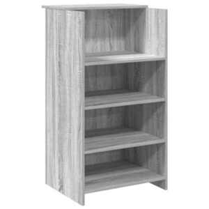 vidaXL recepciós pult szürke sonoma 55x50x103, 5 cm szerelt fa kép