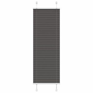 vidaXL pliszírozott redőny fekete 40x100 cm szövetszélesség 39, 4 cm kép