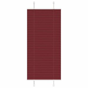 vidaXL pliszírozott redőny Bordeaux piros 65x150 cm szövetszélesség kép