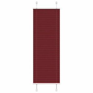 vidaXL pliszírozott redőny Bordeaux piros 40x150 cm szövetszélesség kép