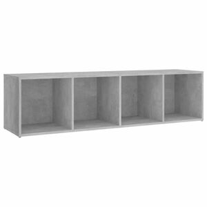 vidaXL betonszürke szerelt fa TV-szekrény 142, 5 x 35 x 36, 5 cm kép