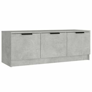 vidaXL betonszürke szerelt fa TV-szekrény 102 x 35 x 36, 5 cm kép