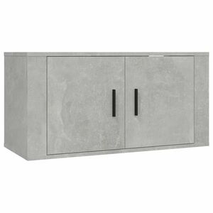 vidaXL betonszürke fali TV-szekrény 80x34, 5x40 cm kép