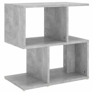 vidaXL betonszürke szerelt fa éjjeliszekrény 50 x 30 x 51, 5 cm kép