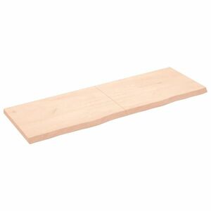 vidaXL kezeletlen tömör tölgyfa asztallap 180x60x(2-6) cm kép