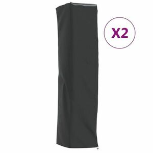 vidaXL 2 db 420D oxford-szövet fűtőkészülék huzat 58x58x228 cm kép