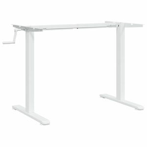 vidaXL fehér acél álló asztalváz (94-135) x 60 x (70-114) cm kép