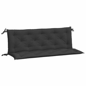 vidaXL 2 db fekete oxford szövet kerti padpárna 150 x 50 x 7 cm kép